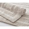 imageEddie Bauer  Bath Rug Soft Plush Tufted with SkidResistant Backing Quick Dry ampamp Super Absorbent Logan Beige 24quot x 40quotLight Grey