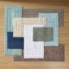 imageEddie Bauer  Bath Rug Soft Plush Tufted with SkidResistant Backing Quick Dry ampamp Super Absorbent Logan Beige 24quot x 40quotLogan Aqua