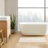 imageEddie Bauer  Bath Rug Soft Plush Tufted with SkidResistant Backing Quick Dry ampamp Super Absorbent Logan Beige 24quot x 40quotLogan Beige