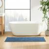 imageEddie Bauer  Bath Rug Soft Plush Tufted with SkidResistant Backing Quick Dry ampamp Super Absorbent Logan Beige 24quot x 40quotLogan Indigo Blue