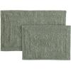imageEddie Bauer  Bath Rug Soft Plush Tufted with SkidResistant Backing Quick Dry ampamp Super Absorbent Logan Beige 24quot x 40quotLogan Olive Green