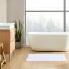 imageEddie Bauer  Bath Rug Soft Plush Tufted with SkidResistant Backing Quick Dry ampamp Super Absorbent Logan Beige 24quot x 40quotLogan White