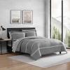 imageEddie Bauer  Queen Comforter Set Super Soft Bedding Set with Matching Shams ampamp Pillowcases OekoTex Certified Chevron ampamp Stripes Grey QueenChevron  Stripes Grey