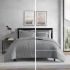 imageEddie Bauer  Queen Comforter Set Super Soft Bedding Set with Matching Shams ampamp Pillowcases OekoTex Certified Chevron ampamp Stripes Grey QueenChevron  Stripes Grey