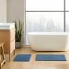 imageEddie Bauer  Bath Rug Soft Plush Tufted with SkidResistant Backing Quick Dry ampamp Super Absorbent Logan Beige 24quot x 40quotLogan Indigo Blue