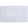 imageEddie Bauer  Bath Rug Soft Plush Tufted with SkidResistant Backing Quick Dry ampamp Super Absorbent Logan Beige 24quot x 40quotLogan White
