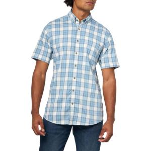 imageEddie Bauer Mens Mt Ss Voyager Flex ShirtBlue Fog