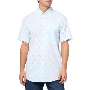 imageEddie Bauer Mens Mt Ss Voyager Flex ShirtLight Blue