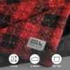 imageEddie Bauer  Throw Blanket Boucle Bedding with Faux Fur Reverse Soft ampamp Cozy Plaid Home Decor Capitol Hill Plaid Red 50quot x 70quotCapitol Hill Plaid Red