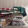imageEddie Bauer  Throw Blanket Boucle Bedding with Faux Fur Reverse Soft ampamp Cozy Plaid Home Decor Capitol Hill Plaid Red 50quot x 70quotCapitol Hill Plaid Green