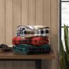 imageEddie Bauer  Throw Blanket Boucle Bedding with Faux Fur Reverse Soft ampamp Cozy Plaid Home Decor Capitol Hill Plaid Red 50quot x 70quotCapitol Hill Plaid Green