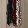 imageEddie Bauer  Throw Blanket Boucle Bedding with Faux Fur Reverse Soft ampamp Cozy Plaid Home Decor Capitol Hill Plaid Red 50quot x 70quotCapitol Hill Plaid Green