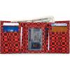 imageEddie Bauer Men Signature Trifold Wallet Available Cotton Canvas Or Ripstop NylonCanvas Print  Red