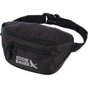 imageEddie Bauer Stowaway Packable WaistpackMade from Ripstop Polyester with 2 Secure Zip PocketsOnyx