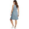 imageEddie Bauer Womens Aster Crossover Dress  SolidChambray Blue