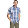 imageEddie Bauer Mens Voyager Flex LongSleeve ShirtBlue Bird