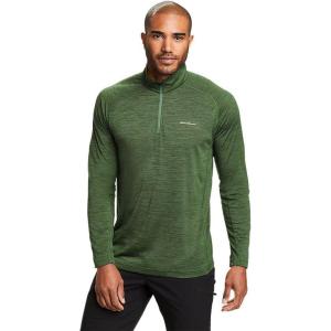 imageEddie Bauer Mens Resolution LongSleeve 14ZipIrish Green