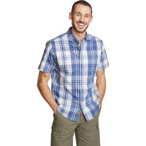 imageEddie Bauer Mens Voyager Flex LongSleeve ShirtBlue Bird