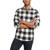 imageEddie Bauer Mens Favorite Classic Fit FlannelPlaidBlack