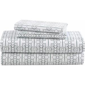 imageEddie Bauer Twin XL Sheet Set Warm Breathable Cotton Flannel Bedding with Deep Pockets Brushed for Extra Softness Cozy Home Decor OekoTex Certified Wildwood Green Twin XLWildwood Green