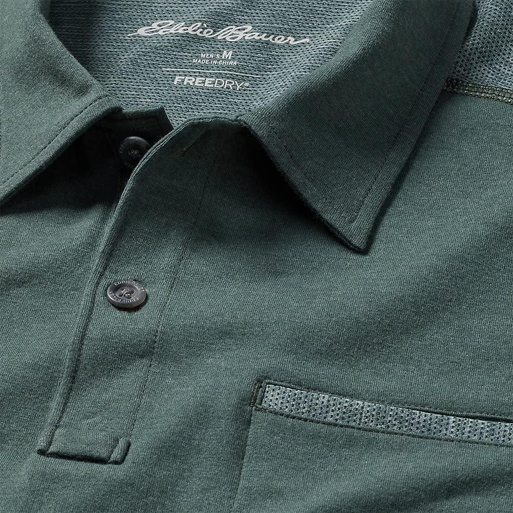 imageEddie Bauer Mens Adventurer ShortSleeve Polo ShirtEvergreen