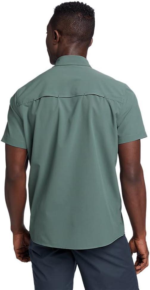 imageEddie Bauer Mens Atlas Exploration Flex ShortSleeve ShirtEvergreen