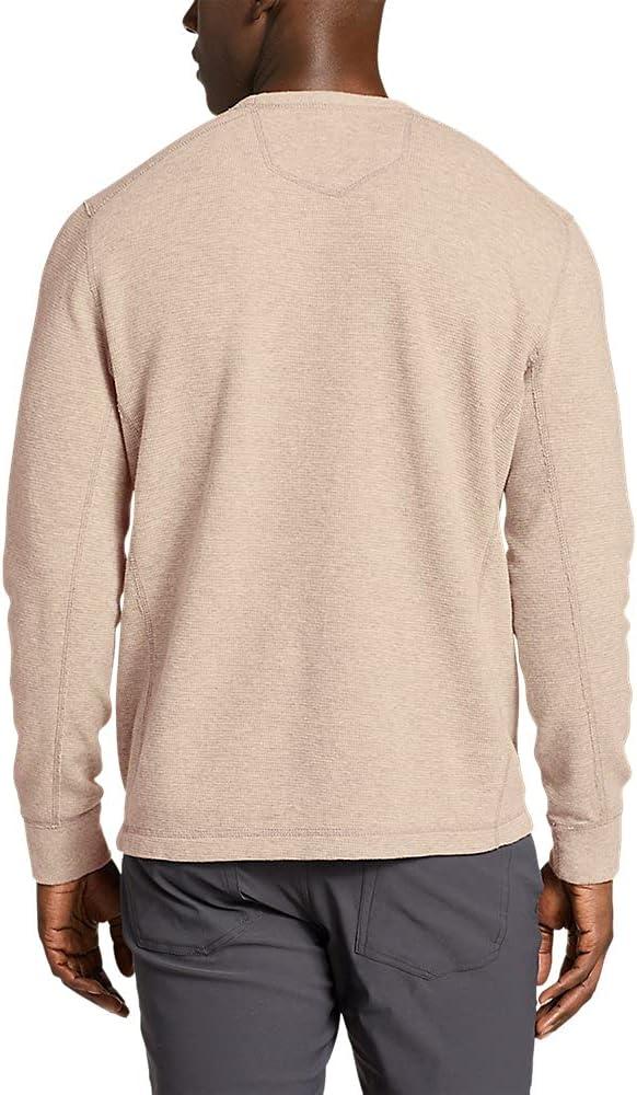 imageEddie Bauer Mens Eddies Favorite Ultrasoft Thermal CrewCream Htr