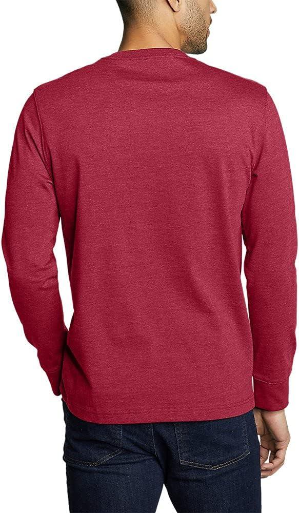 imageEddie Bauer Mens Legend Wash Pro LongSleeve TShirtRoyal Red
