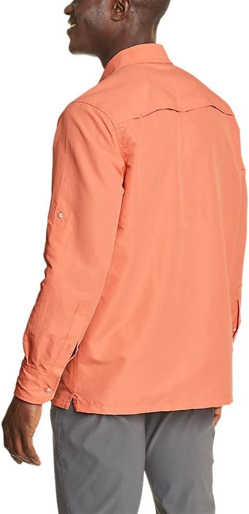imageEddie Bauer Mens Ripstop Guide LongSleeve ShirtDusty Coral
