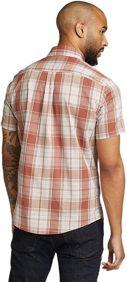 imageEddie Bauer Mens Voyager Flex ShortSleeve ShirtCocoa