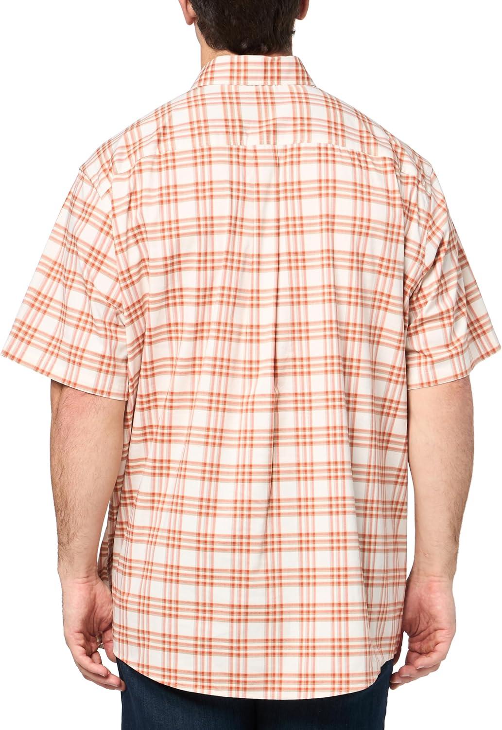 imageEddie Bauer Mens Voyager Flex ShortSleeve ShirtTerracotta
