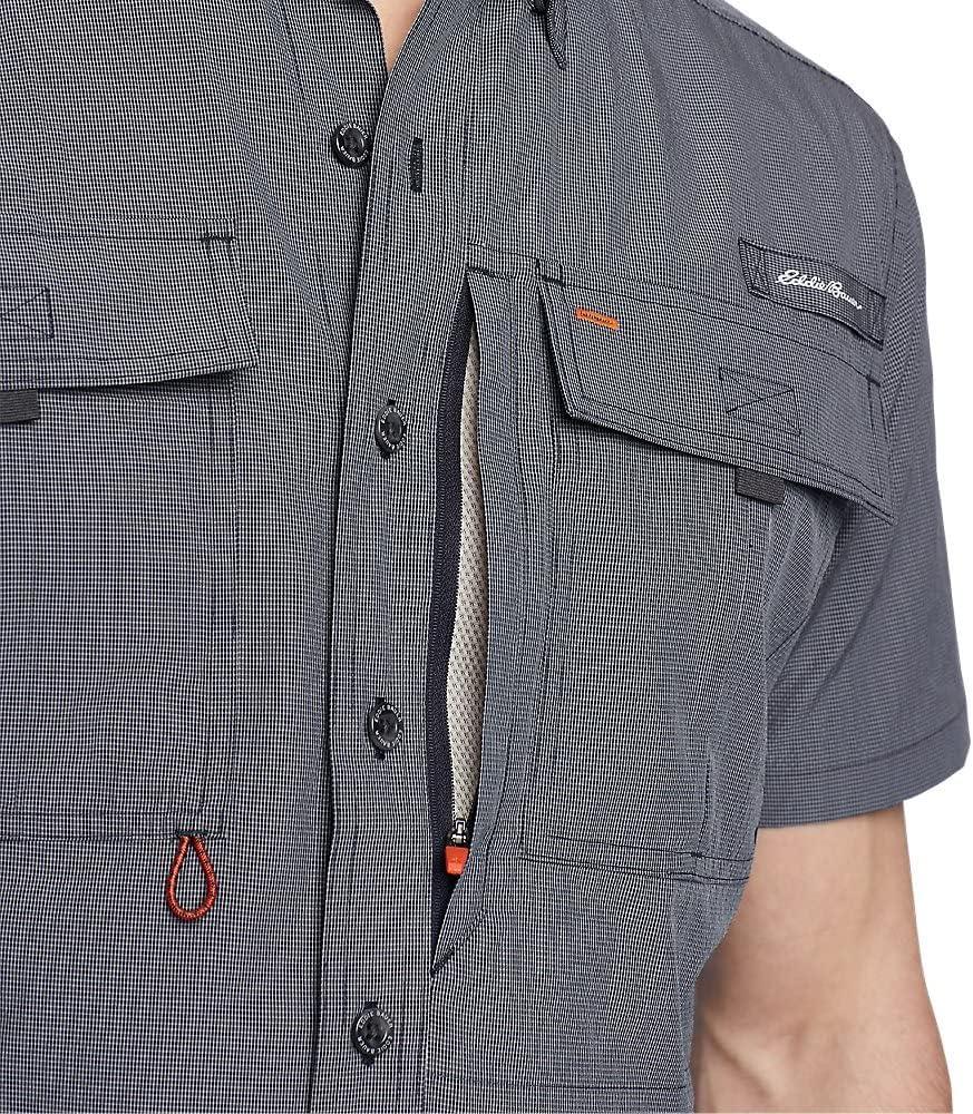 imageEddie Bauer mens Upf Guide 20 Shortsleeve ShirtCantaloupe