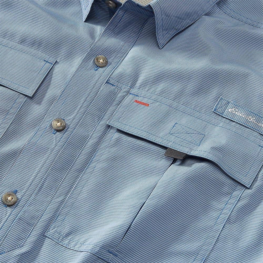 imageEddie Bauer mens Upf Guide 20 Shortsleeve ShirtDeep Sky