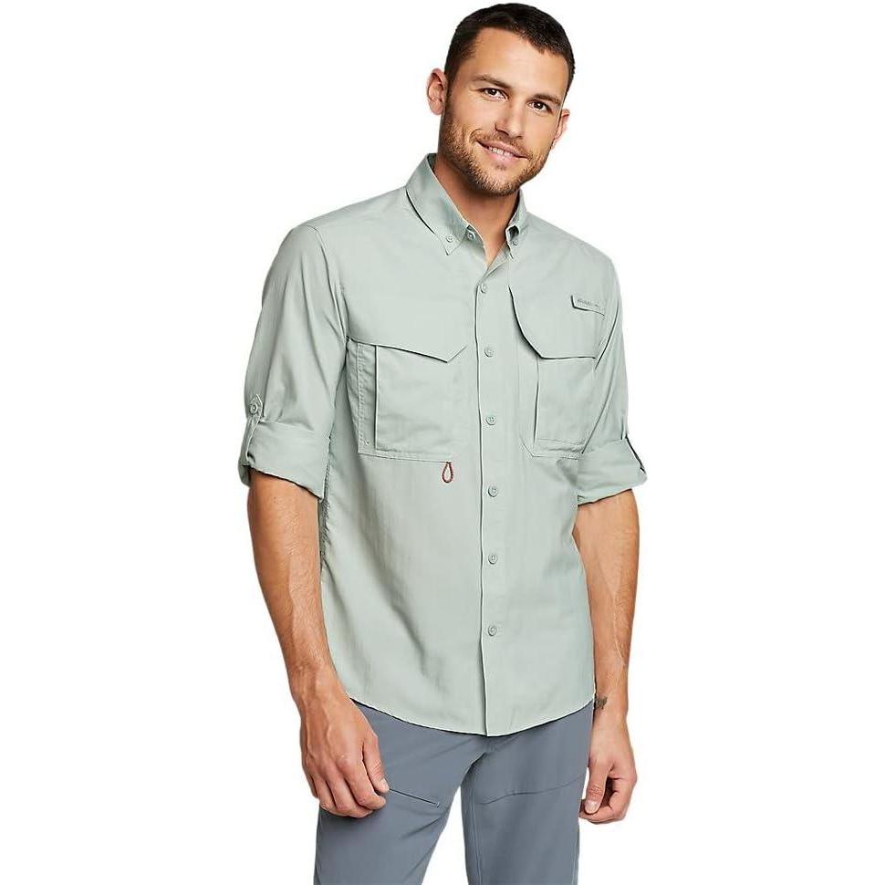 imageEddie Bauer Mens King Salmon LongSleeve ShirtCeladon