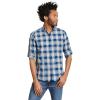 imageEddie Bauer Mens Pack It Seersucker LongSleeve ShirtTrue Blue