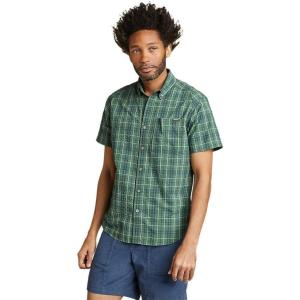 imageEddie Bauer Mens Pack It Seersucker ShortSleeve ShirtIrish Green