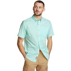 imageEddie Bauer Mens Voyager Flex ShortSleeve ShirtOpal