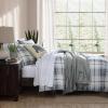 imageEddie Bauer  Queen Comforter Set Reversible Plaid Alt Down Bedding with Matching Shams Home Decor for Colder Months Astoria Red QueenAlder BlueGrey