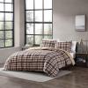 imageEddie Bauer  Queen Comforter Set Reversible Plaid Alt Down Bedding with Matching Shams Home Decor for Colder Months Astoria Red QueenAstoria RedCharcoal