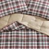 imageEddie Bauer  Queen Comforter Set Reversible Plaid Alt Down Bedding with Matching Shams Home Decor for Colder Months Astoria Red QueenAstoria RedCharcoal