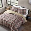 imageEddie Bauer  Queen Comforter Set Reversible Plaid Alt Down Bedding with Matching Shams Home Decor for Colder Months Astoria Red QueenAstoria RedCharcoal