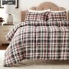 imageEddie Bauer  Queen Comforter Set Reversible Plaid Alt Down Bedding with Matching Shams Home Decor for Colder Months Astoria Red QueenAstoria RedCharcoal