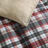 imageEddie Bauer  Queen Comforter Set Reversible Plaid Alt Down Bedding with Matching Shams Home Decor for Colder Months Astoria Red QueenAstoria RedCharcoal