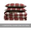 imageEddie Bauer  Queen Comforter Set Reversible Plaid Alt Down Bedding with Matching Shams Home Decor for Colder Months Astoria Red QueenNavigation RedBlackIvory