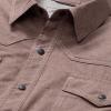 imageEddie Bauer Mens Front Range LongSleeve Chambray ShirtRedwood