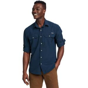 imageEddie Bauer Mens Atlas Exploration Flex LongSleeve ShirtIndigo