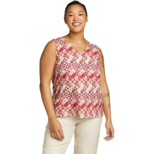 imageEddie Bauer Womens Departure VNeck Tank Top  PrintMagenta