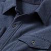 imageEddie Bauer Mens Chutes Microfleece Shirt  StripeAtlantic