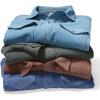 imageEddie Bauer Mens Chutes Microfleece Shirt  StripeAtlantic