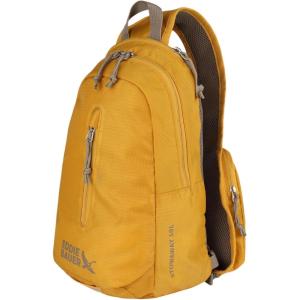 imageEddie Bauer Stowaway Packable Sling Bag  Foldable  Travel  Outdoor  Lightweight  Compact  Everyday Carry  Ripstop Nylon  10L  Black CherryField Gold